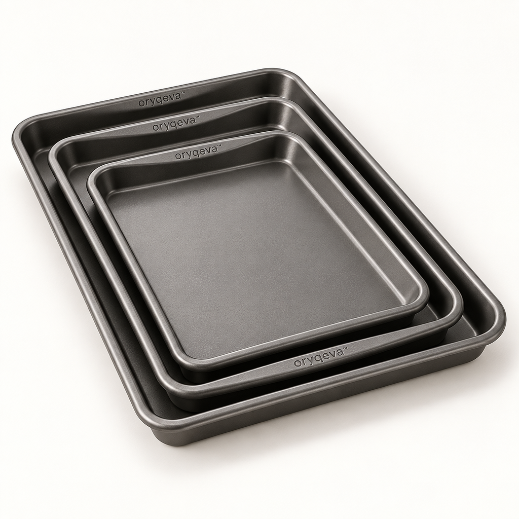 oryqeva™ BakeNest Multi-Size Baking Sheet Set image 2