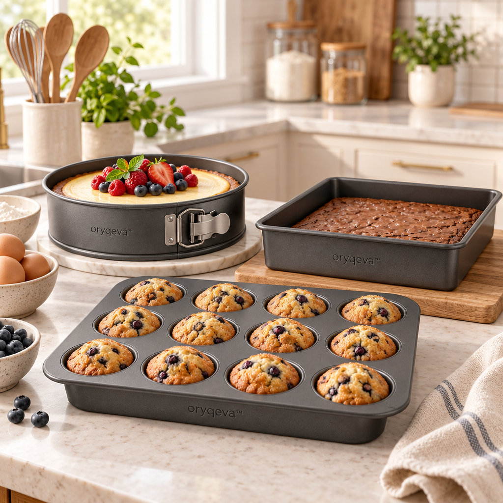 oryqeva™ CakeForm Nonstick Cake Bakeware Set product view
