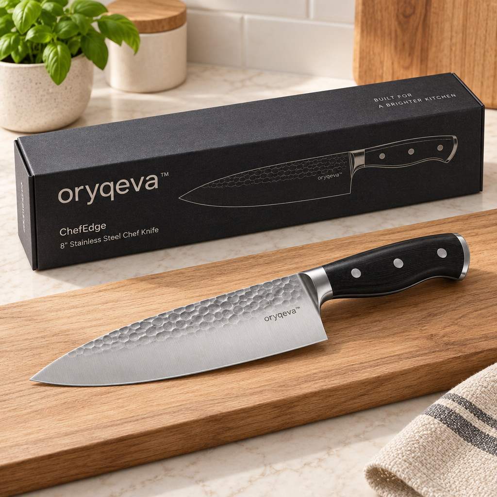 oryqeva™ ChefEdge Stainless Steel Multipurpose Chef Knife image 5