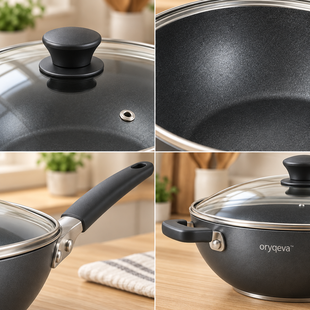oryqeva™ DeepWok Deep Multipurpose Wok with Lid image 4