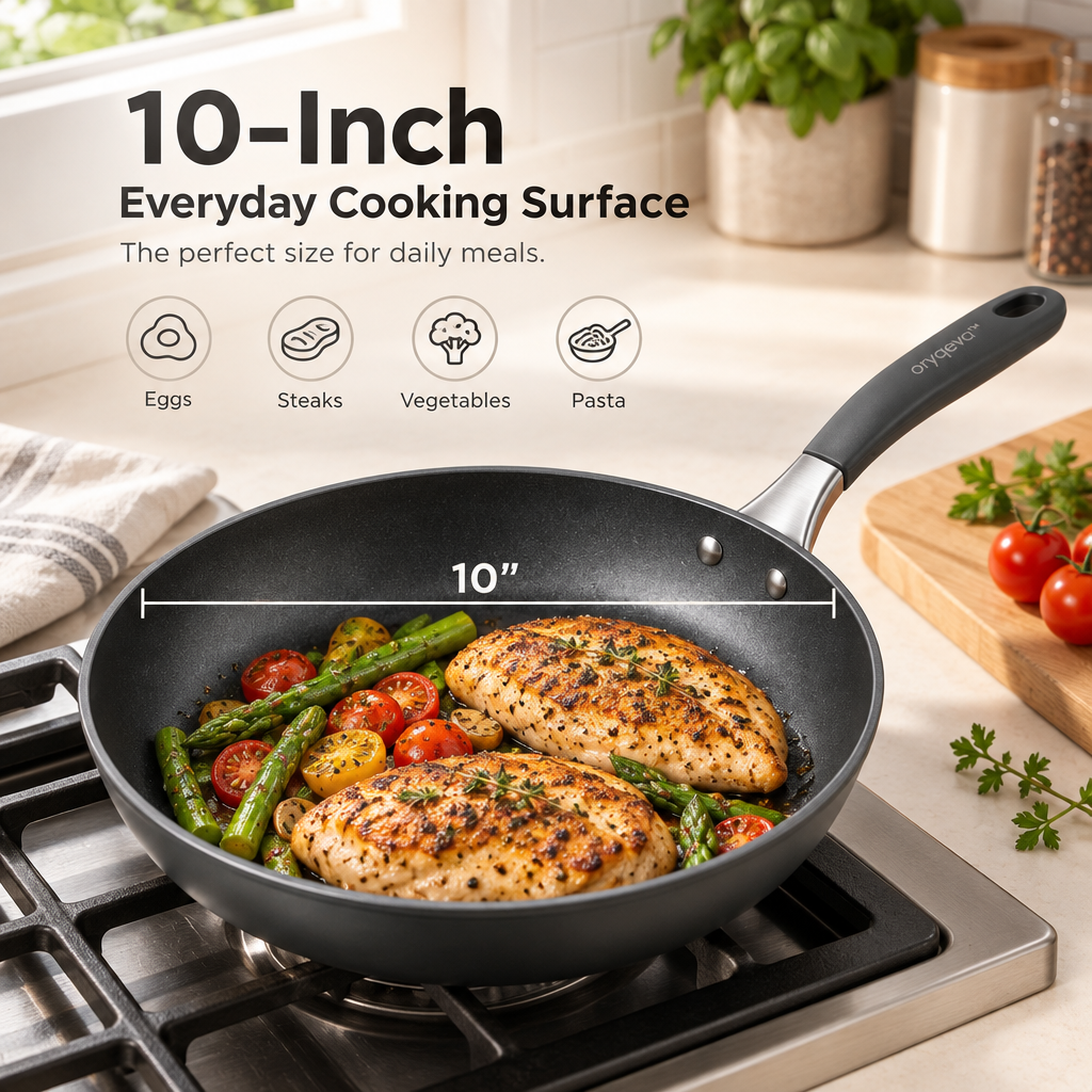 oryqeva™ SkilletPro Nonstick Coated Frying Pan image 3
