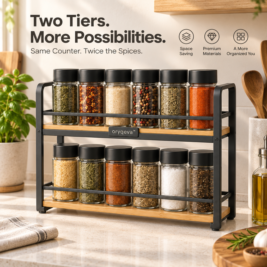 oryqeva™ SpiceTier Multi-Tier Countertop Spice Organizer image 3