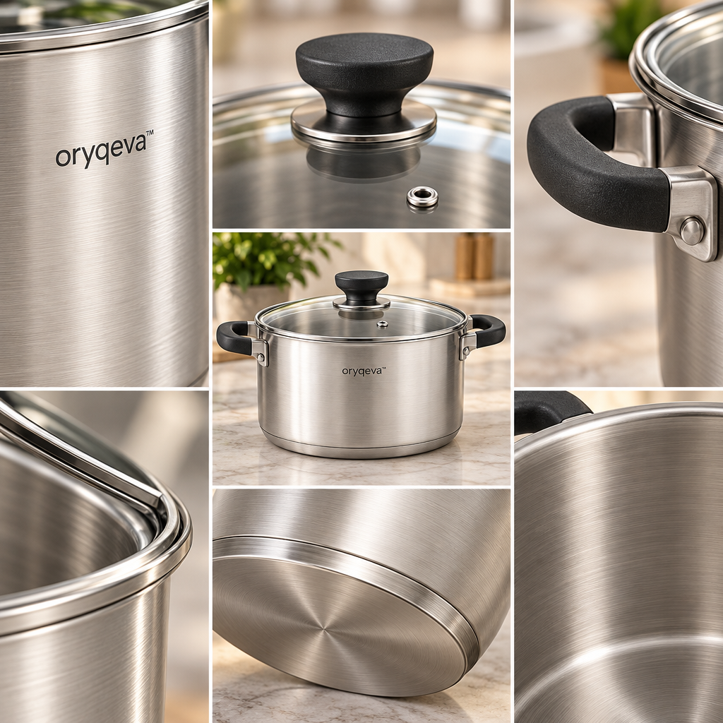 oryqeva™ StockPot Double-Handle Stockpot with Lid image 4
