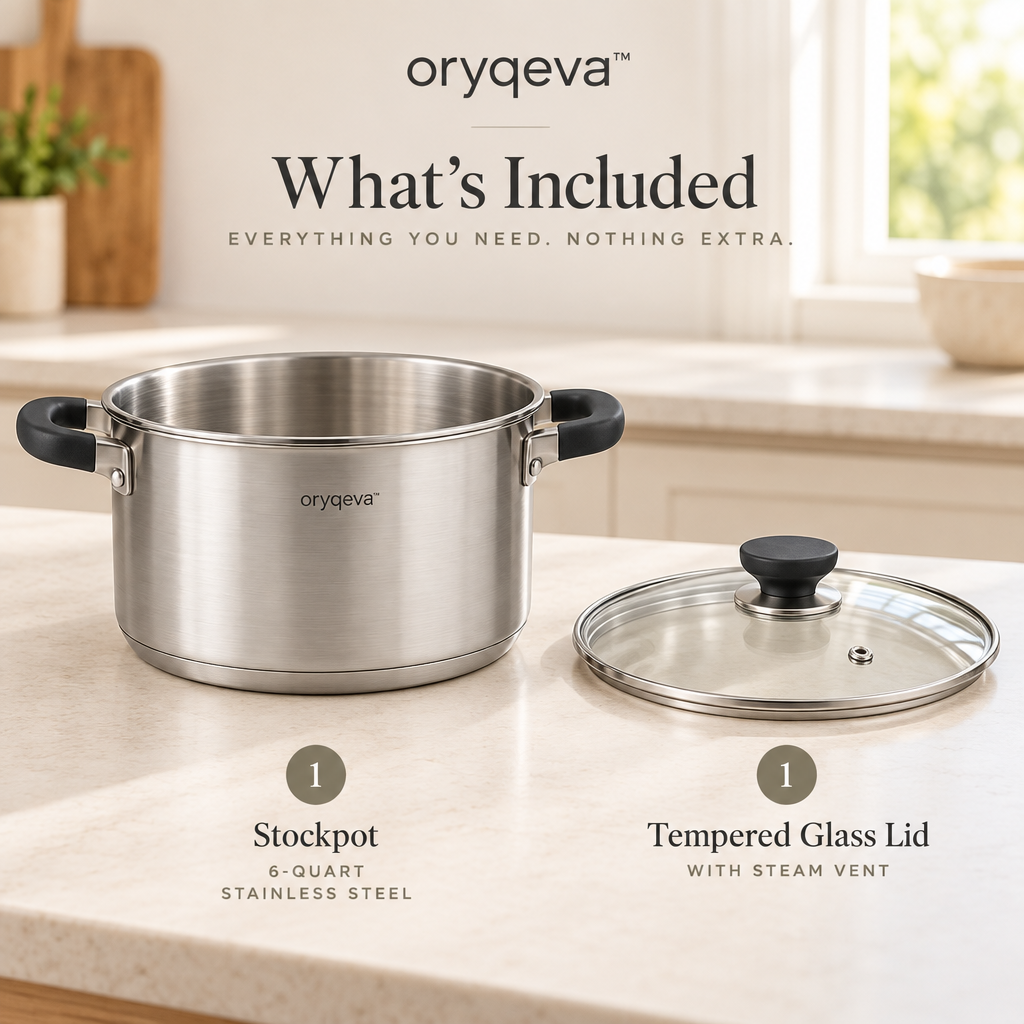 oryqeva™ StockPot Double-Handle Stockpot with Lid image 5