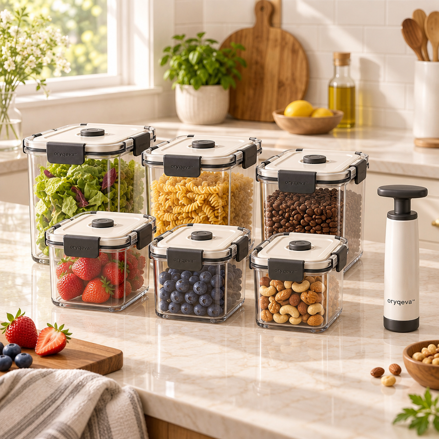 oryqeva™ VacuumKeep Vacuum Food Storage Container Set product view
